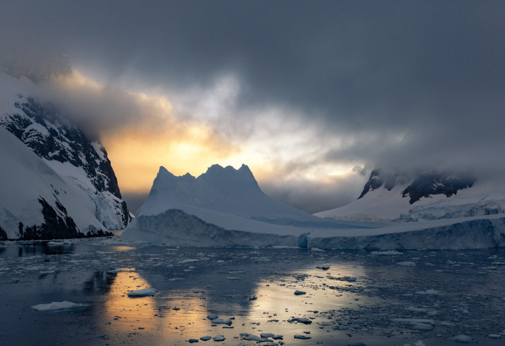Antarctica Vernadsky-Peterman Mountain Iceberg