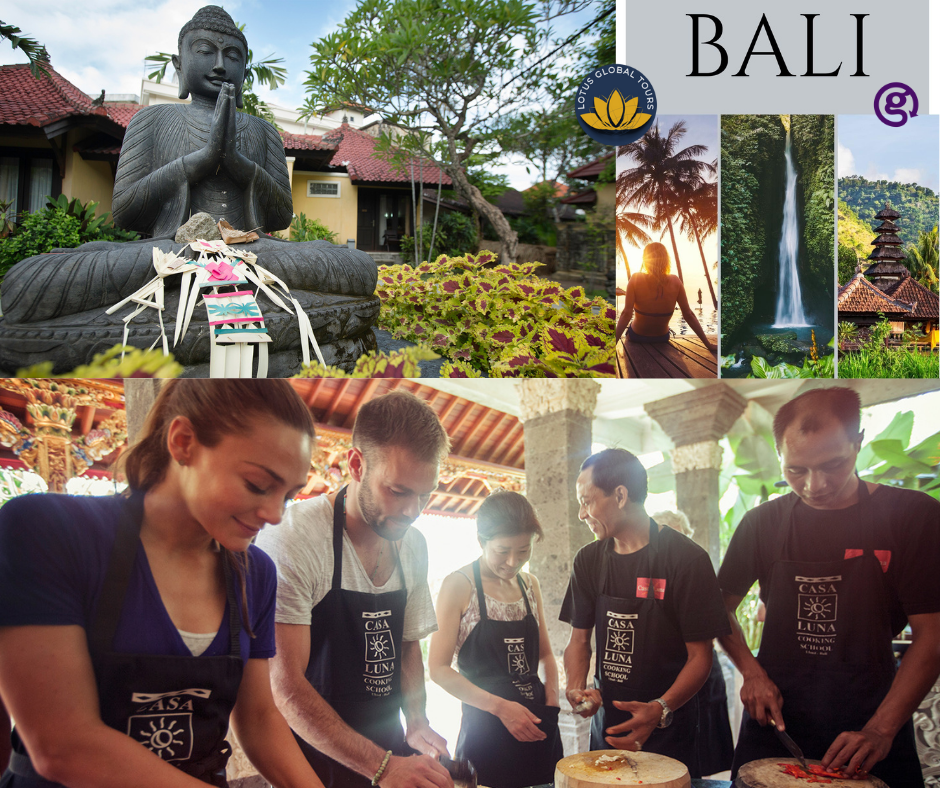 Bali yoga and cooking class
